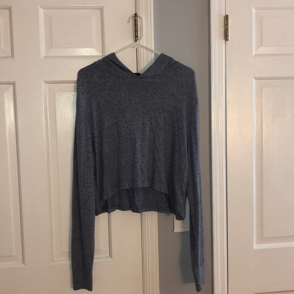 Blue light-weight hoodie